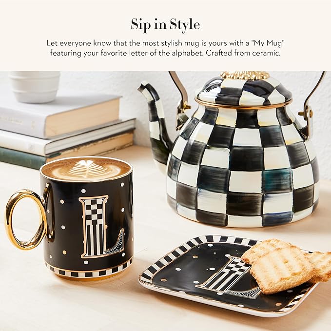 My Mug, Decorative Ceramic Coffee Mug with Handle,W