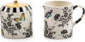 Creamer and Sugar-Bowl Set, Cream Dispenser and Sugar Holder, Unique Kitchen Decor, Butterfly Toile