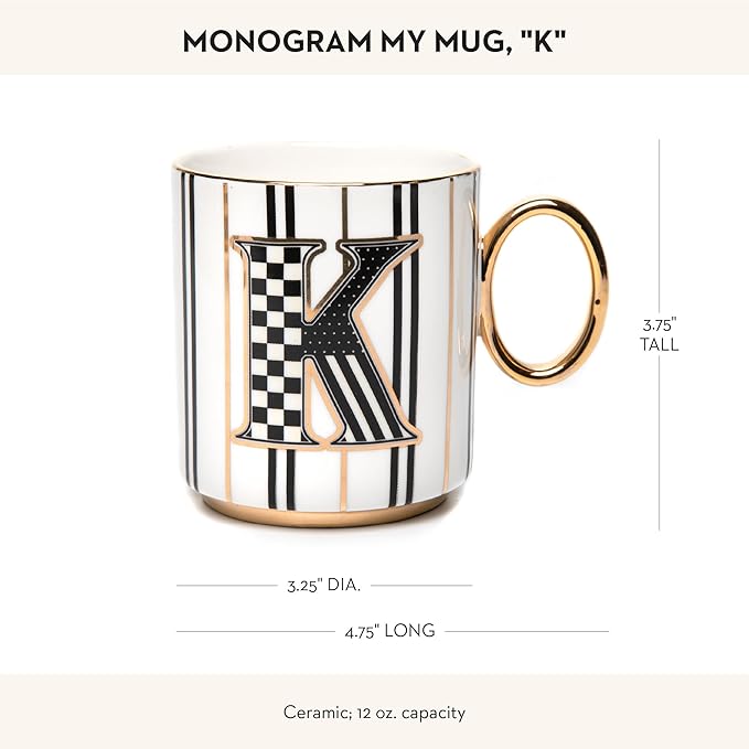 My Mug, Decorative Ceramic Coffee Mug with Handle,K