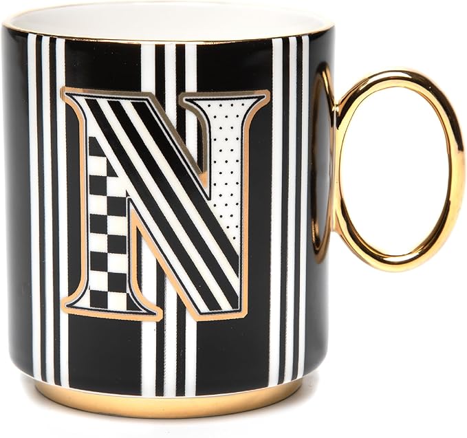 My Mug, Decorative Ceramic Coffee Mug with Handle,N