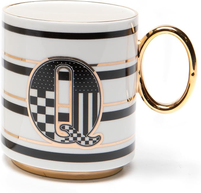 My Mug, Decorative Ceramic Coffee Mug with Handle,Q