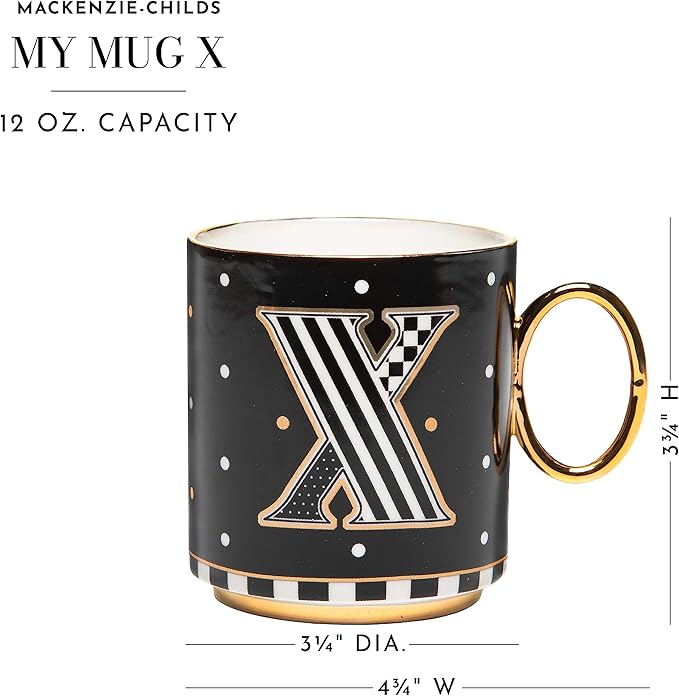 My Mug, Decorative Ceramic Coffee Mug with Handle,X